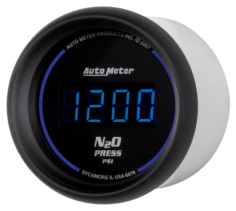 Cobalt Auto Meter 6974 Digital 2-1/16" 0-1600 PSI Nitrous Pressure Gauge