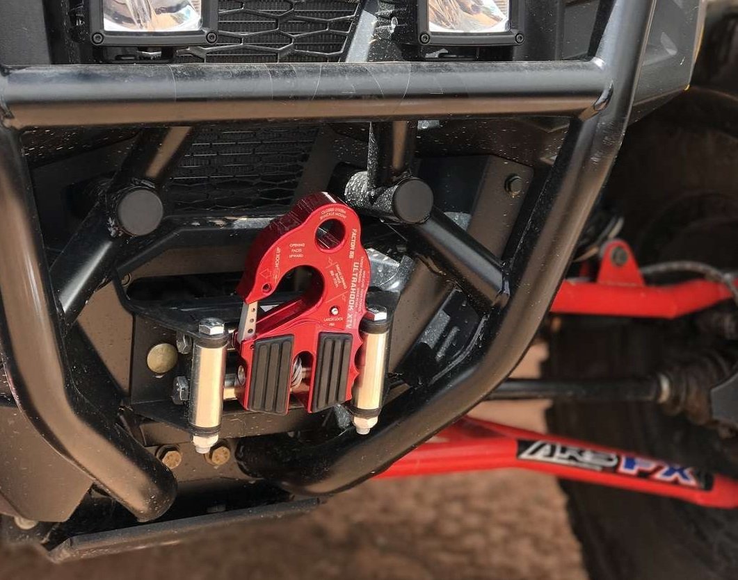UltraHook XTV Winch Shackle Mount Factor 55 00275-06 - Grey