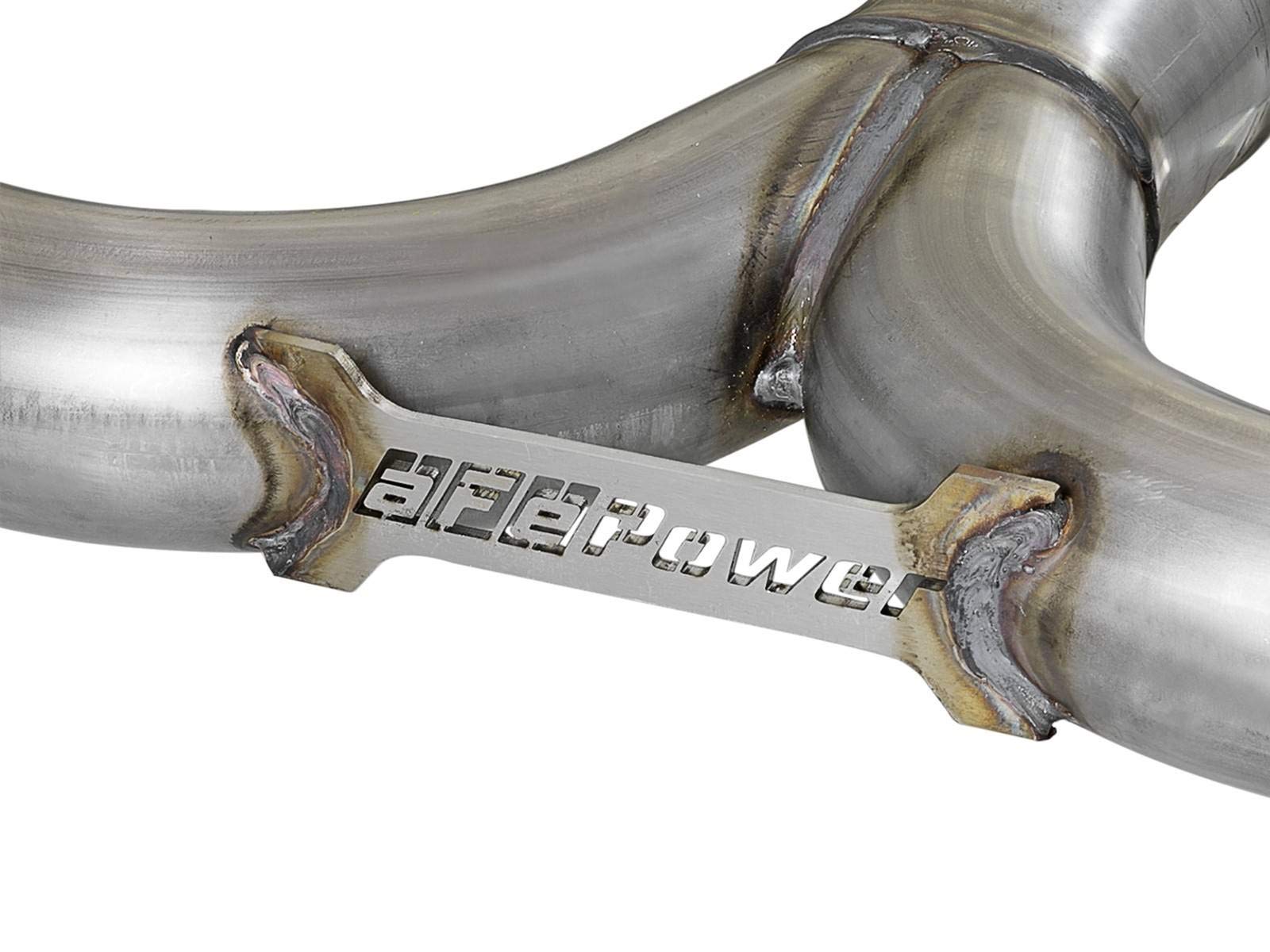aFe Power AxleBack Performance Exhaust System, Carbon Fiber Tip