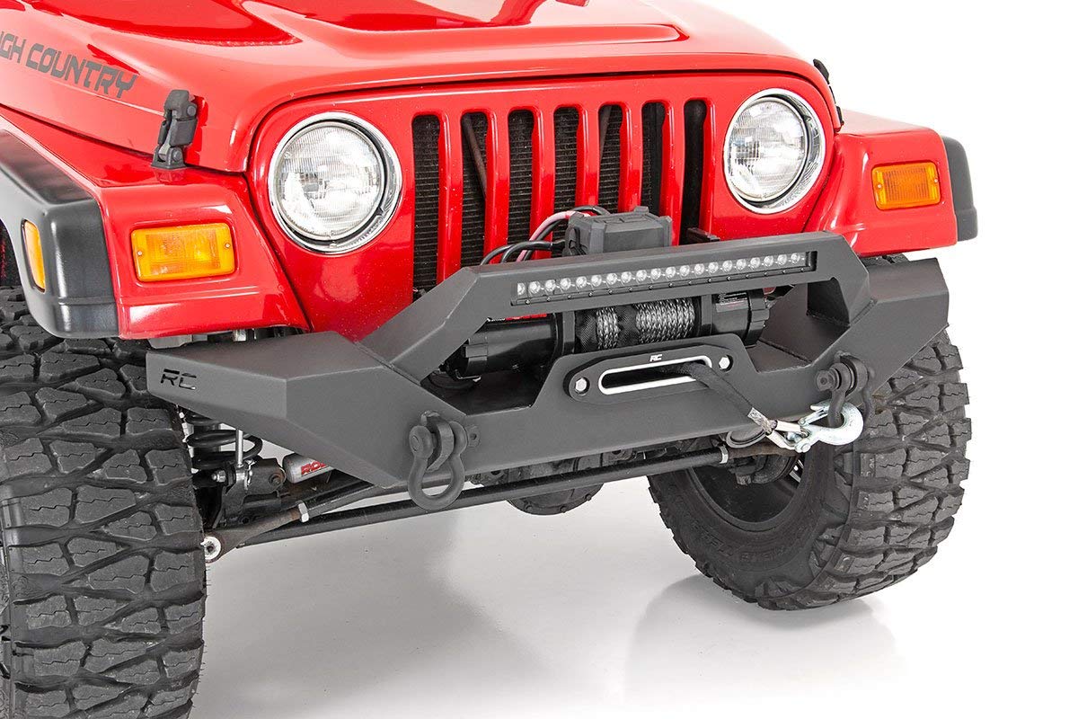 Rough Country Full Width Front LED Bumper for 87-06 Jeep Wrangler YJ/TJ - 10595