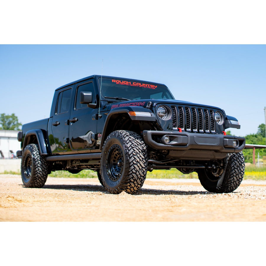 2.5" Rough Country Lift Kit with Premium N3 Shocks for Jeep Gladiator JT (2024-2025) - Fits up to 35" Tires, Easy Bolt-on Installation