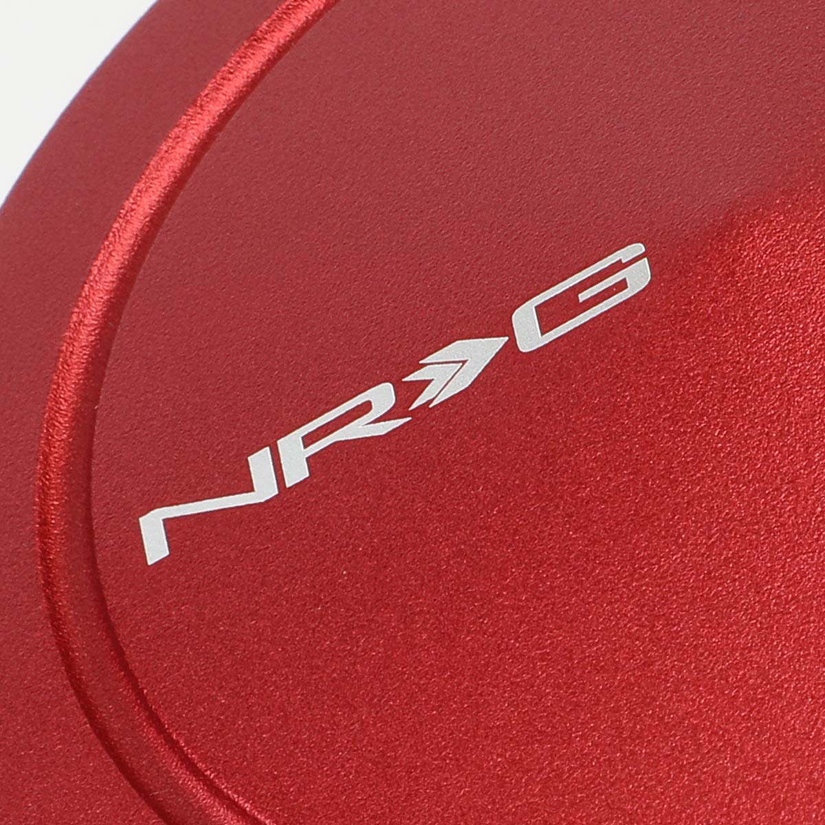 NRG Innovations Steering Wheel NRG-SRK-201RD Version 2 Quick Release Short Hub Adapter with Mounting Bolts, Quick Lock W/Free Spin Red
