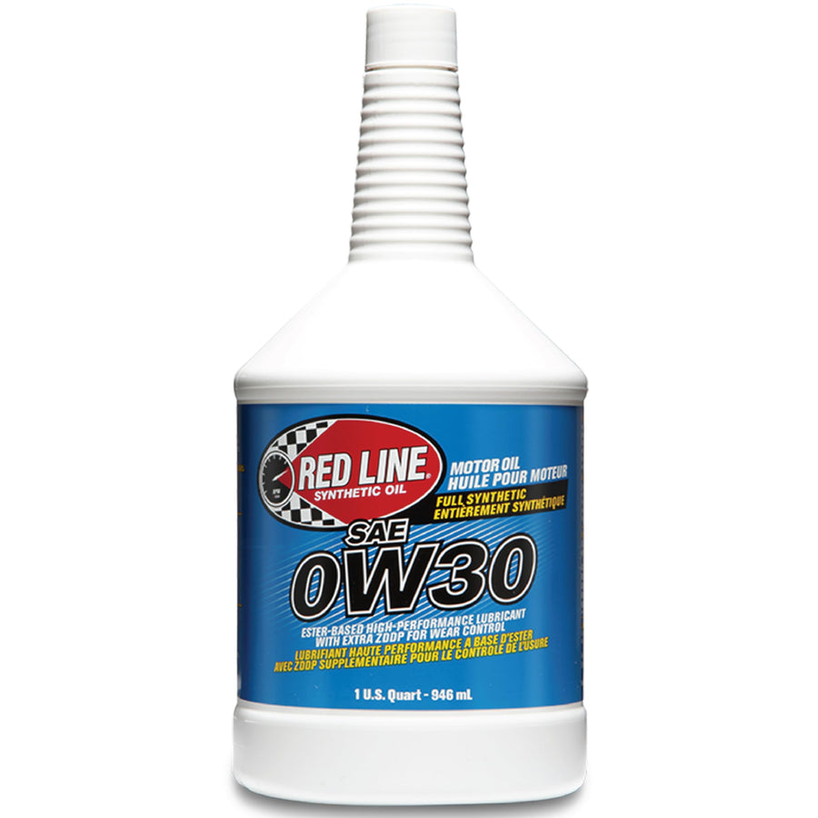 SAE 0W30 Fully Synthetic Motor Oil Red Line - 1 Quart
