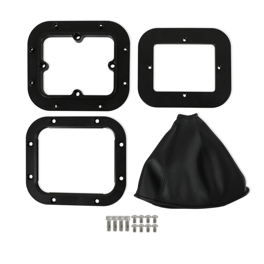 Hurst Shifter Boot and Bezel 115500HST - Rectangular - Black Finish