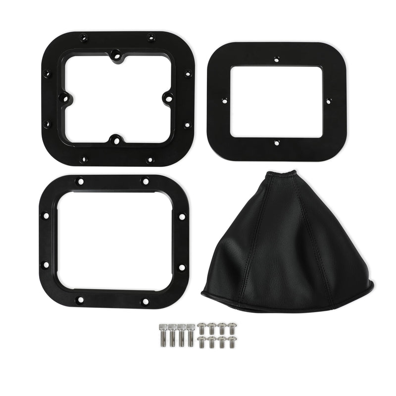 Hurst Shifter Boot and Bezel 115500HST - Rectangular - Black Finish
