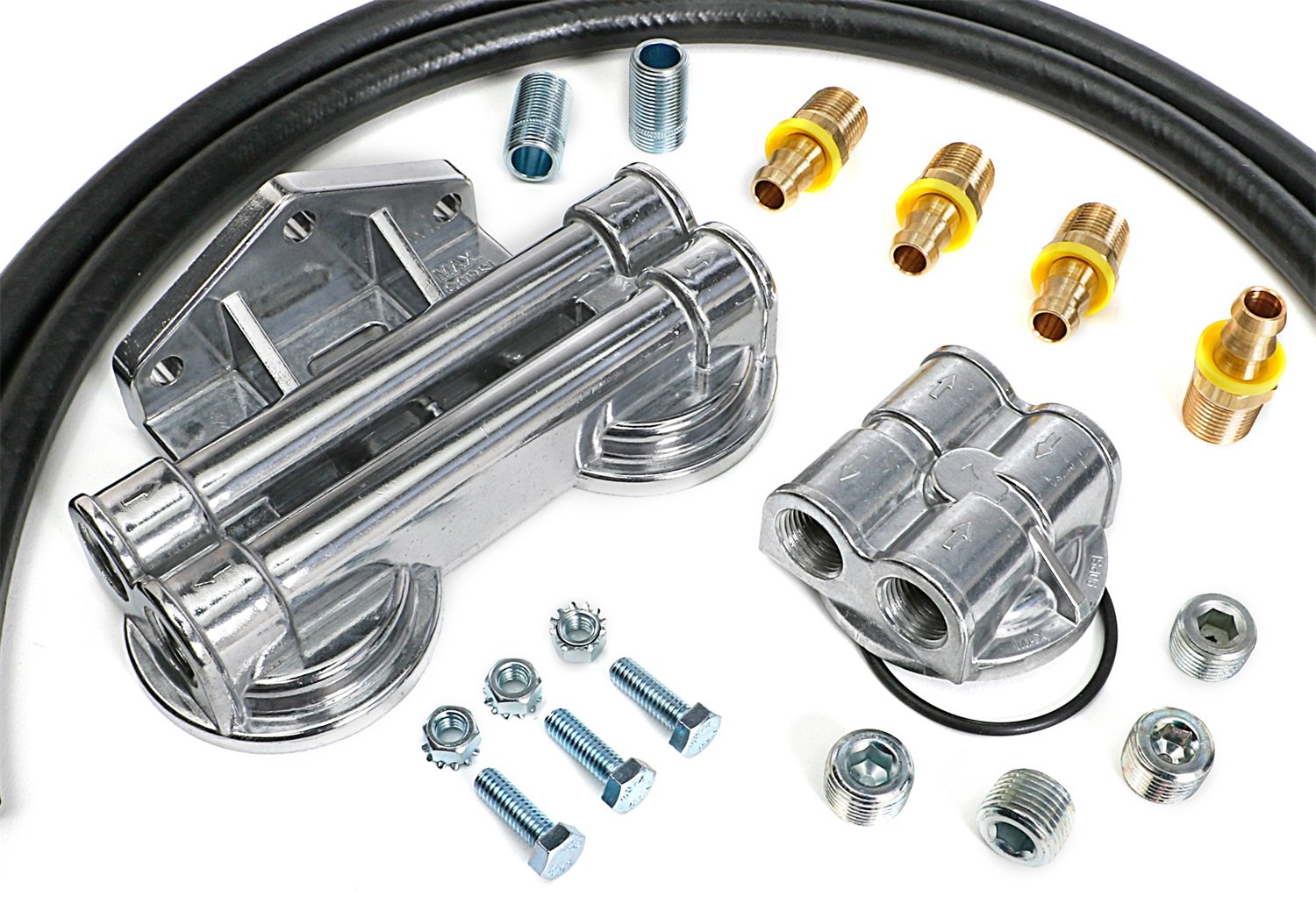 OIL FILTER RELOCATION KIT TRANS-DAPT PERFORMANCE 90 DEGREE (1727)