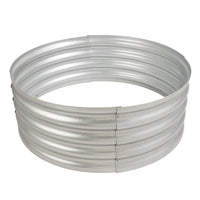 GHP Group Infinity Galvanized Pleasant Hearth OFW815FR fire Ring, Silver