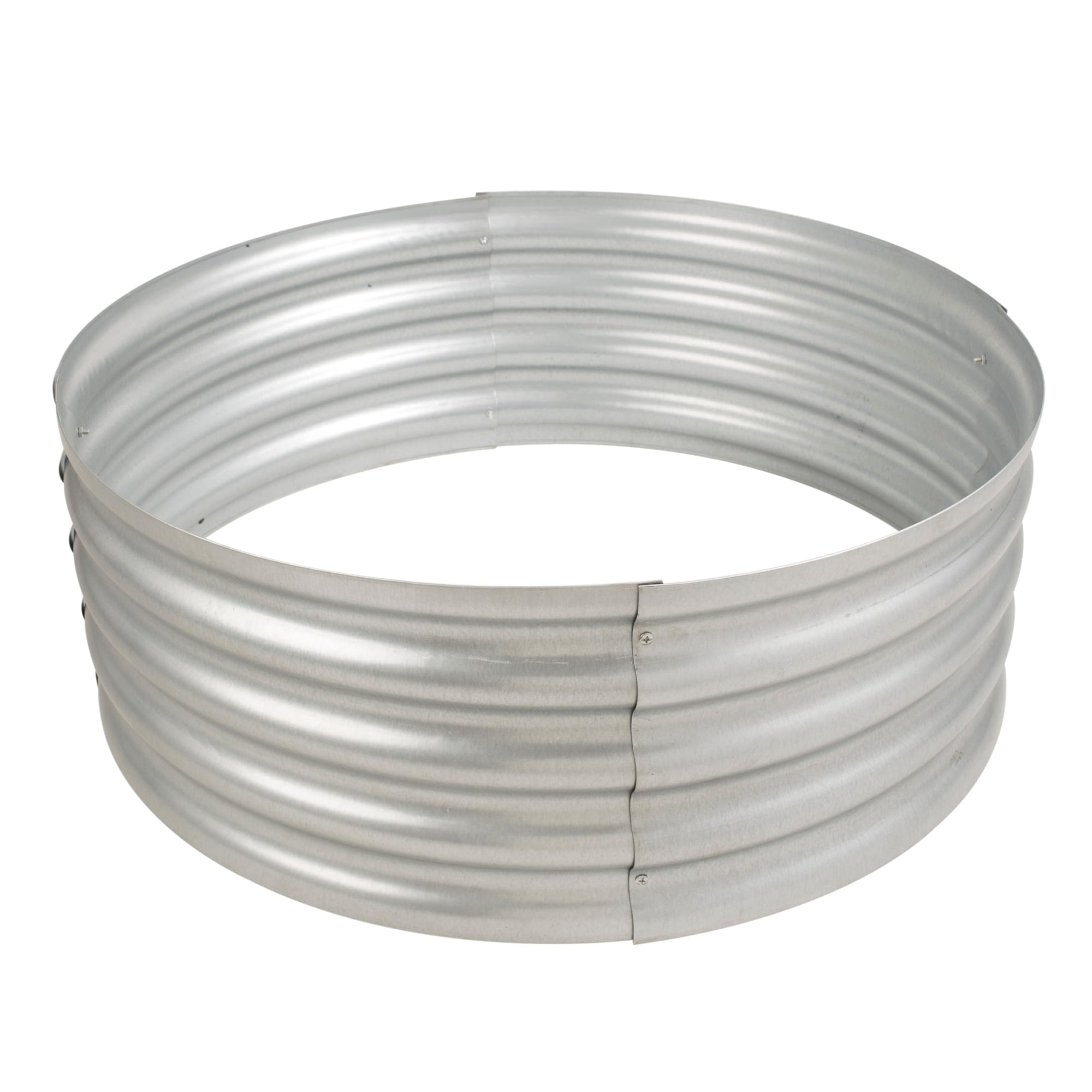 GHP Group Infinity Galvanized Pleasant Hearth OFW815FR fire Ring, Silver