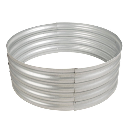 GHP Group Infinity Galvanized Pleasant Hearth OFW815FR fire Ring, Silver