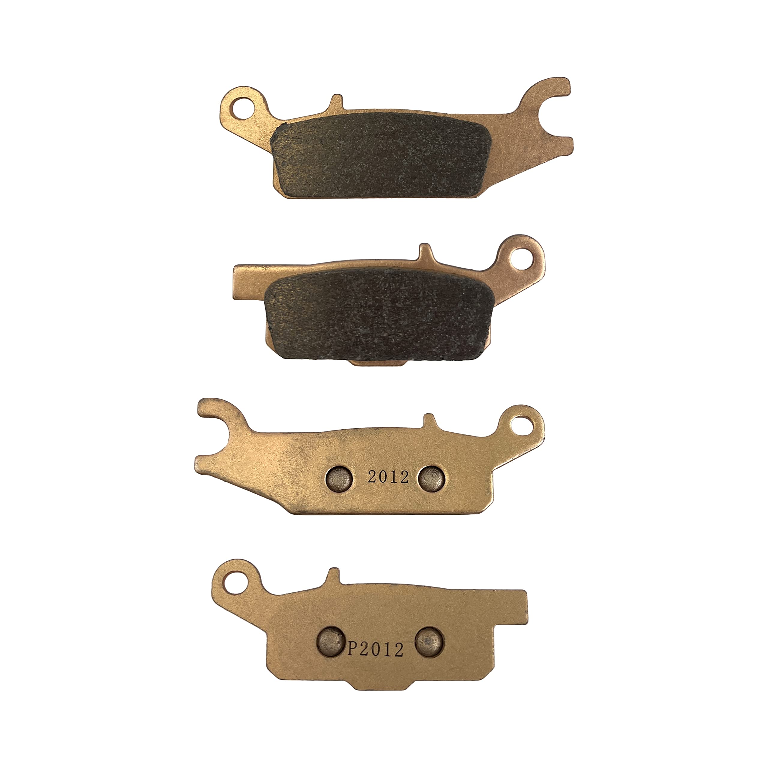Demon Front/Rear Left Sintered Brake Pads for Yamaha Grizzly 550/700, Metallic Material Sintered For Better Grip, Reduced Brake Fade, Instant Braking (See Fitment Details in Description)