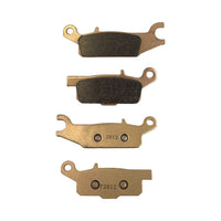 Demon Front/Rear Left Sintered Brake Pads for Yamaha Grizzly 550/700, Metallic Material Sintered For Better Grip, Reduced Brake Fade, Instant Braking (See Fitment Details in Description)