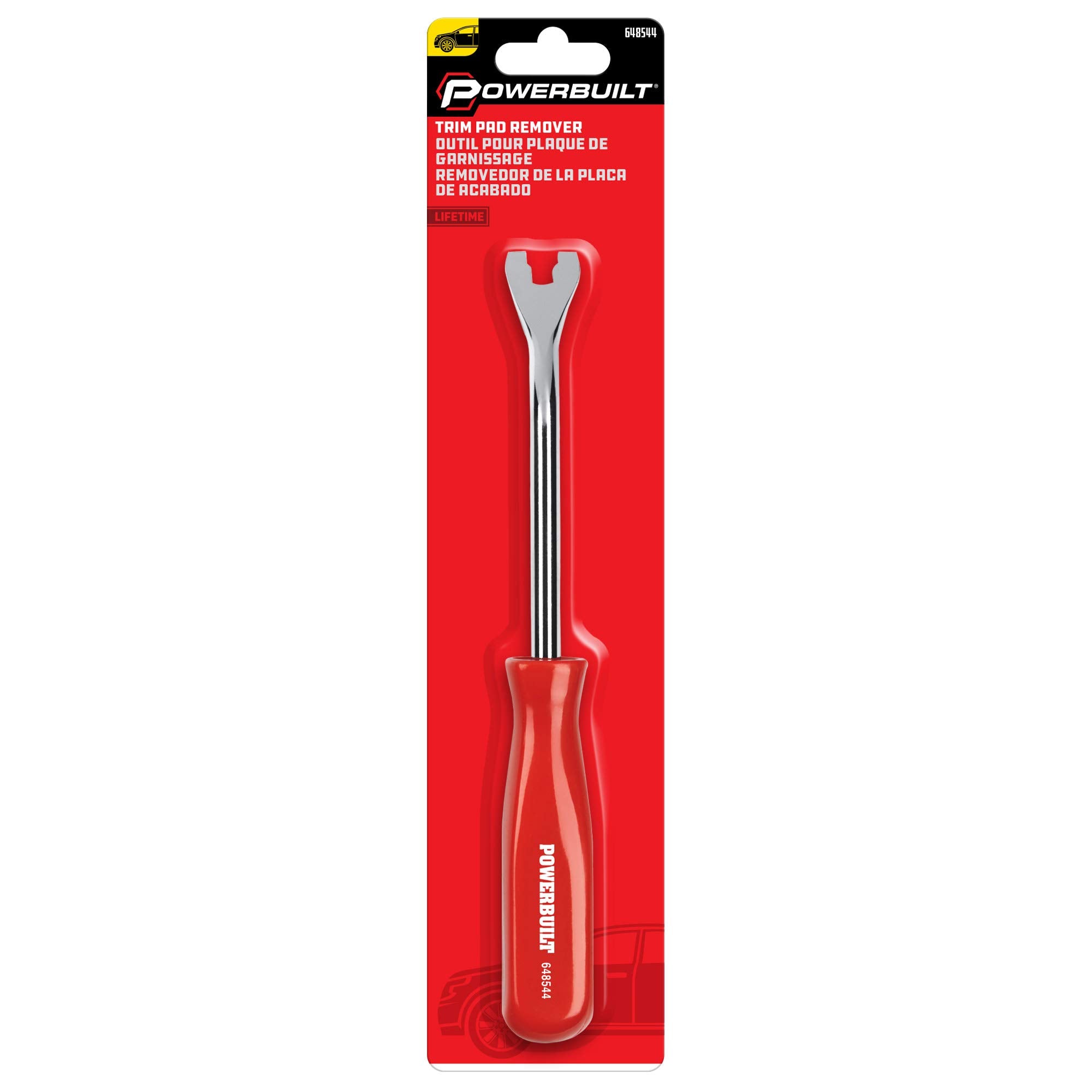 Powerbuilt Upholstery Remover, Door Trim Pad Remover, For quickly releasing door panel and clips - 648546