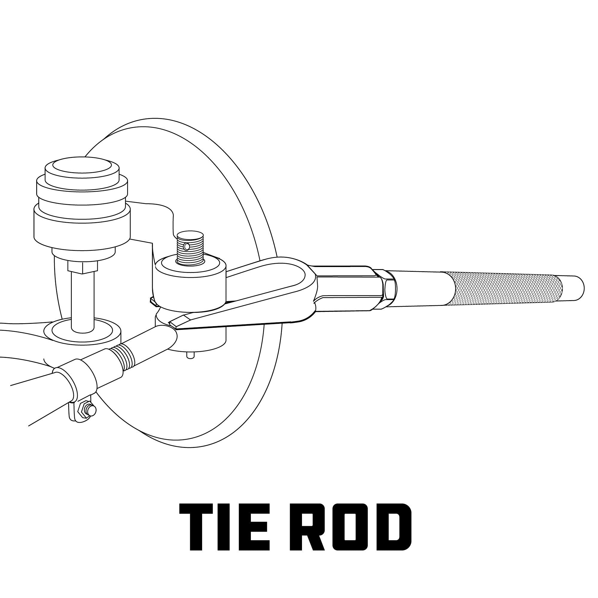 5 Piece Powerbuilt Front-End Fork Set, Pickle Fork Tools Set, Tie Rod, Ball Joints, and Pitman Arms-648646