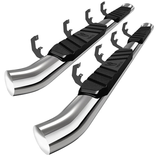 3.5" Tyger Auto Rider Running Boards Compatible with 2019-2026 Chevy Silverado GMC Sierra 1500; 2020-2026 2500 3500HD | Crew Cab | TG-SS2C35067 | Side Step Rail Nerf Bars