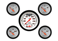 Velocity White Classic Instruments Five Gauge Set VS35WBLF