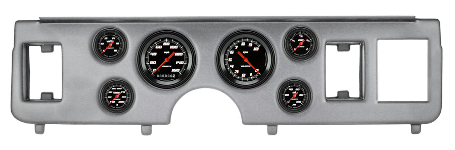 Classic Instruments Velocity Black CDMU79VSB101BA Direct Fit 6 Gauge Set Compatible with 1979-1986 Mustang