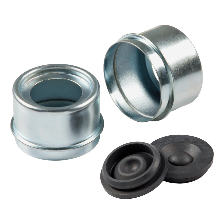 Lippert Replacement Dust Cap Kit for 2,000 to 3,500-lb. Trailer Axles with Universal Rubber Insert, Dust Cap for Super Lube Hub - 2023134661