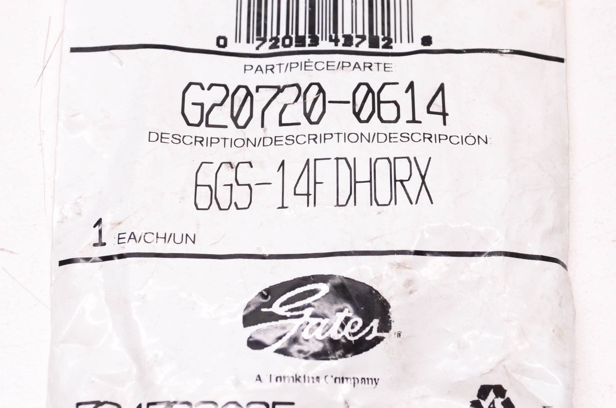 G20720-0614 Gates Coupling
