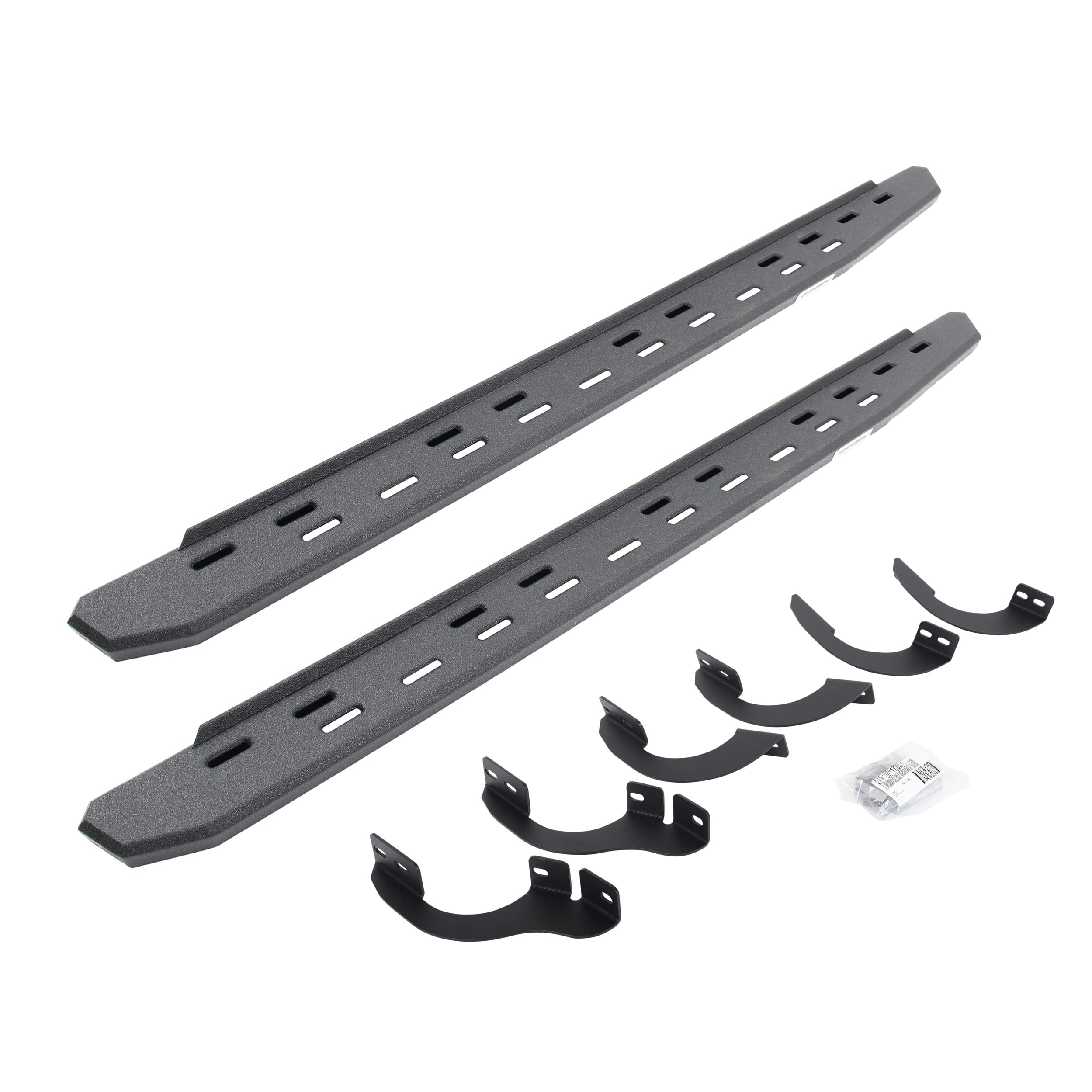 Go Rhino RB30 Running Boards Slim & Brackets | Galvanized Steel, Protective Bedliner Coating | 69642568ST | Fits 2014-2023 Toyota 4Runner (Excludes Limited, Nightshade Edition & TRD Sport)
