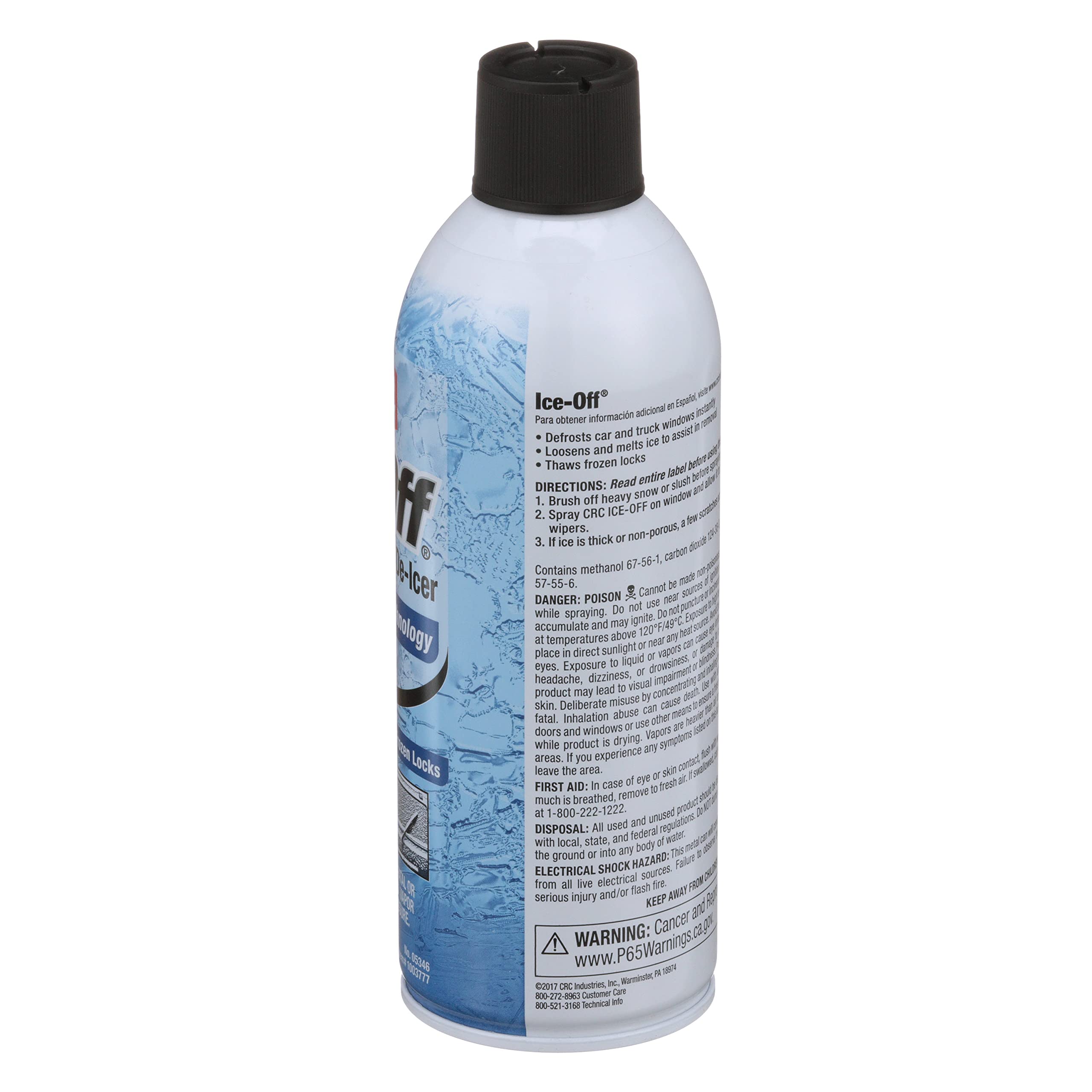 Ice-Off CRC Windshield Spray De-Icer, 12 Wt Oz, Pack of 1