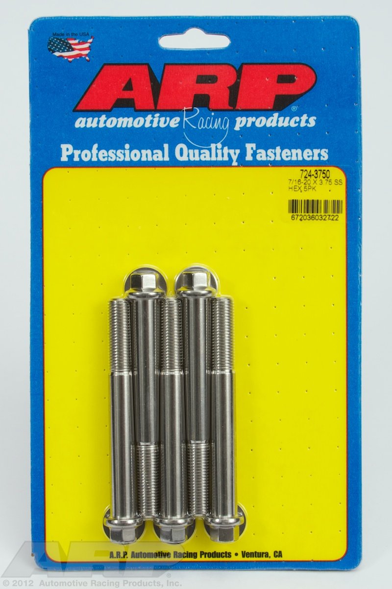 Hex Bolt ARP (724-3750), Stainless Steel