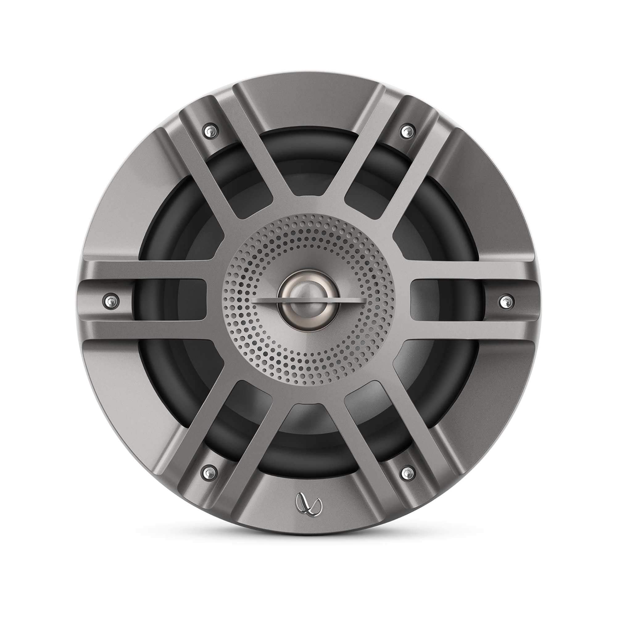 Kappa Marine Infinity KAPPA6125M Titanium 6.5" Premium 2-Way RGB LED Coaxial Speakers