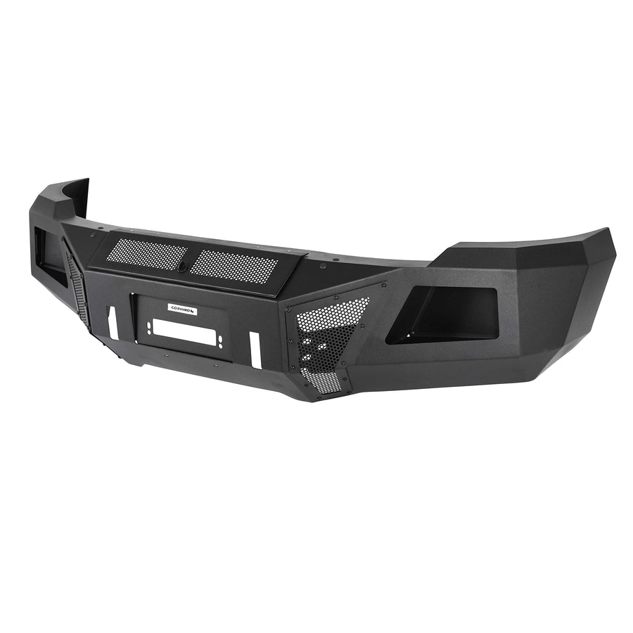 Go Rhino Front Bumper BR11 | Mild Steel, Textured Black | 24177T | Fits 2011-2014 Chevrolet Silverado 2500 HD, 3500 HD