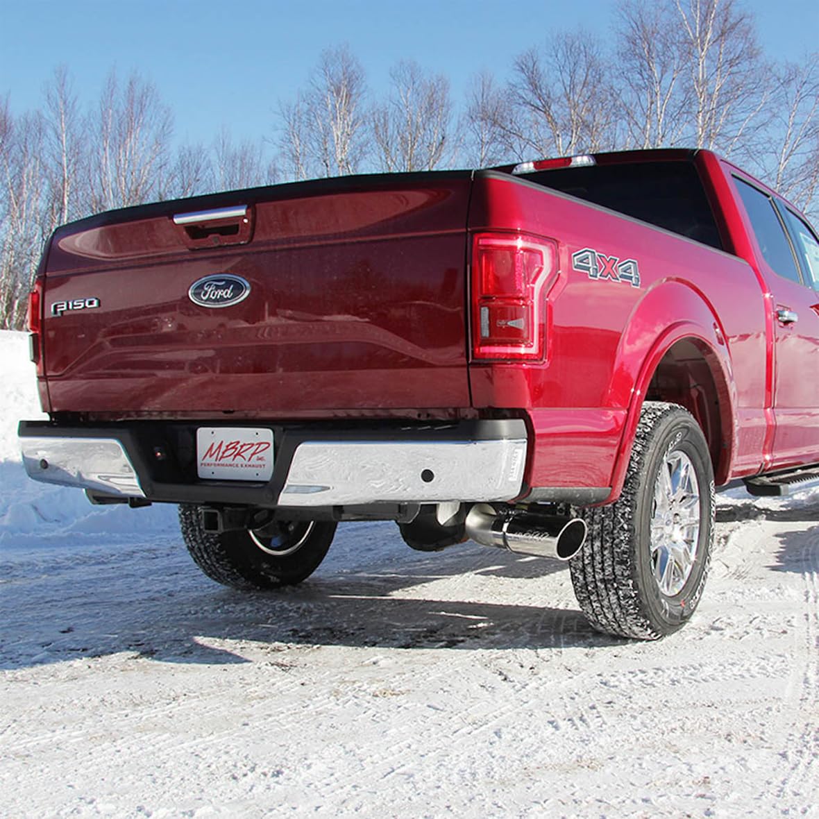 4" MBRP S5259AL Cat Back, Single Exhaust System (Aluminized Steel)