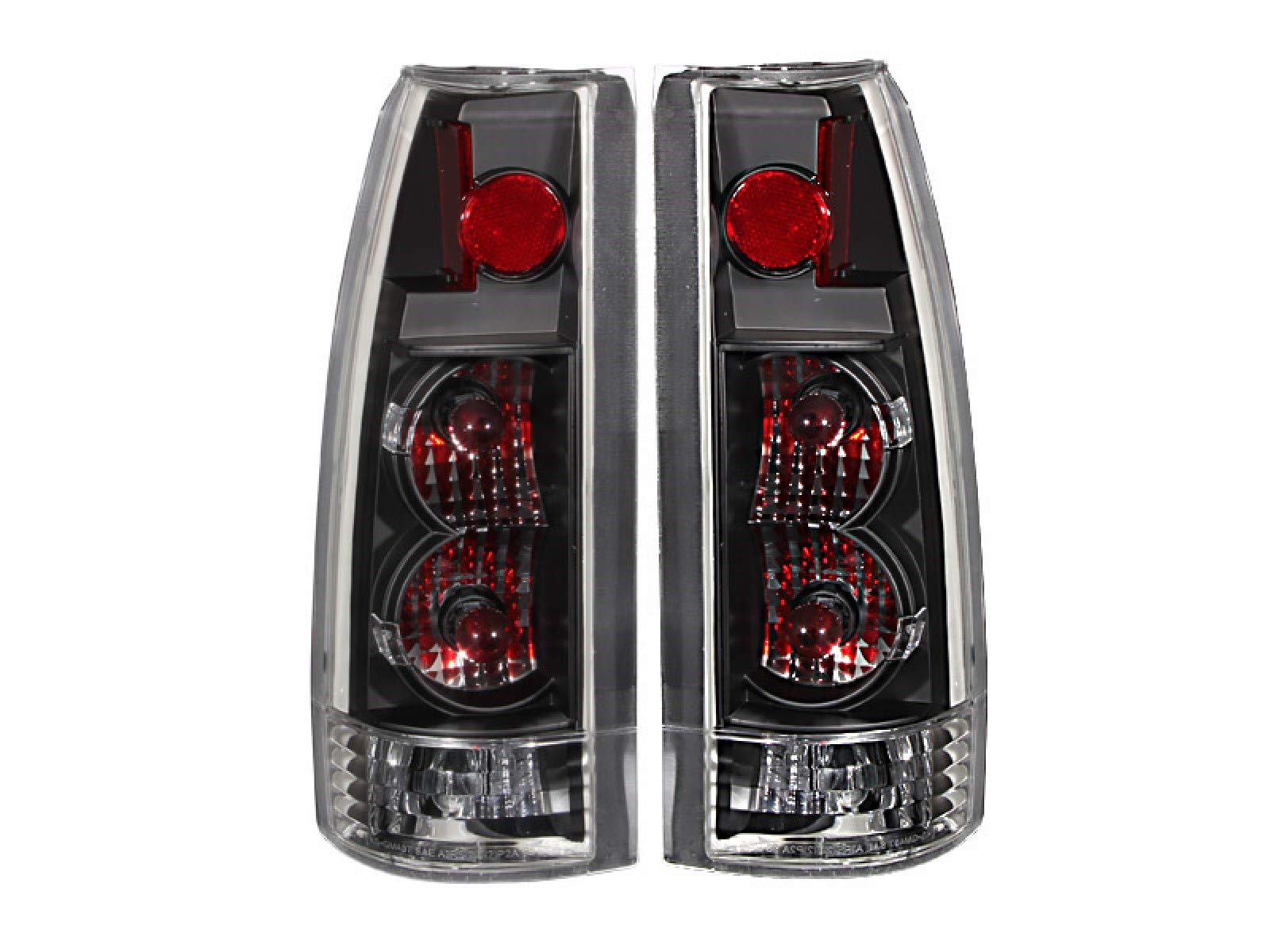 Chevrolet Anzo USA 211144 Black Clear-New Generation Tail Light Assembly - (Sold in Pairs)