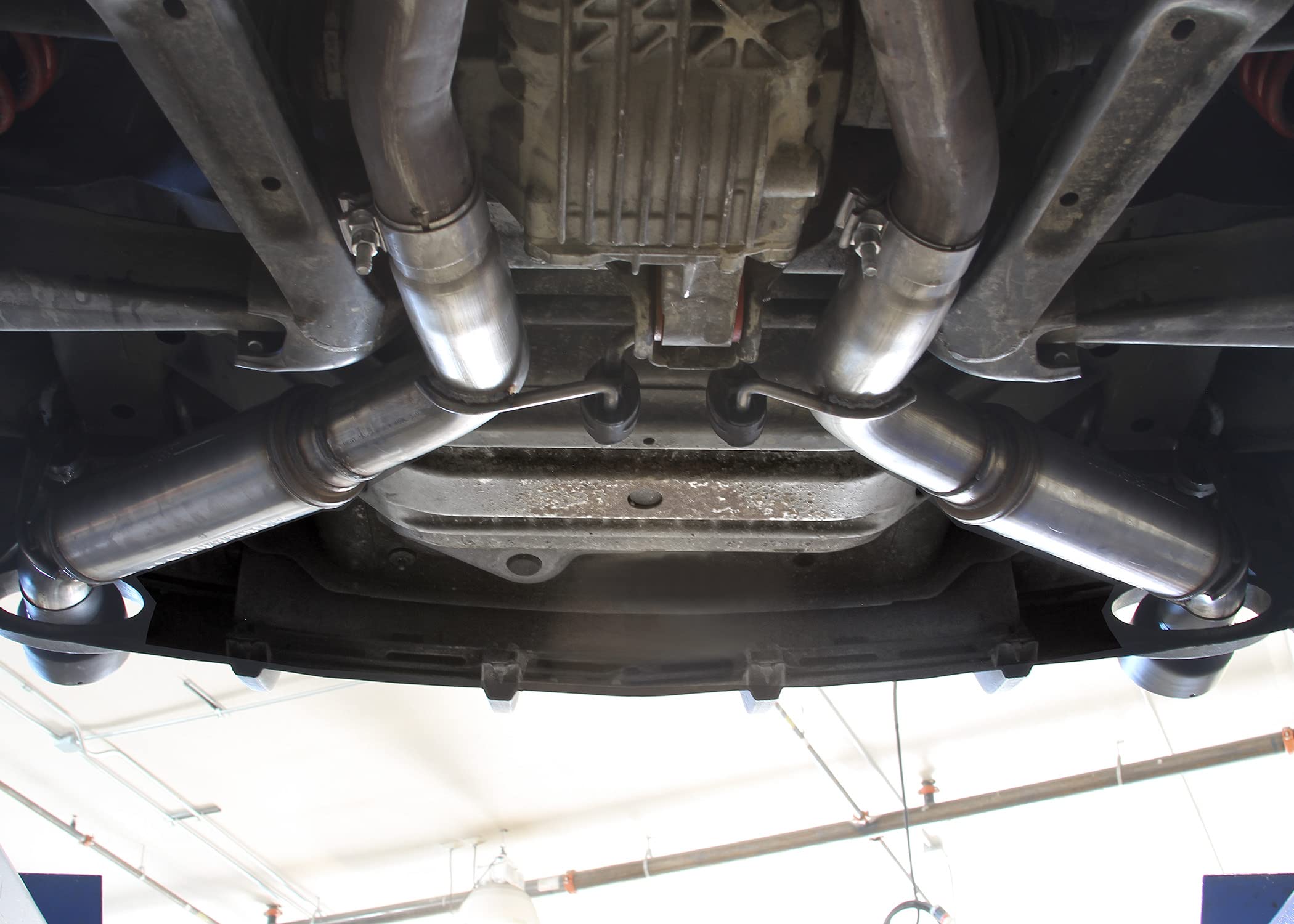 Flowmaster FlowFX 717991 Axle-Back Exhaust Kit 3 Inch 409 Stainless Steel with 4.5 Inch Black Ceramic Coated 304 Stainless Steel Tips Compatible with 2010-2015 Chevy Camaro 6.2L V8