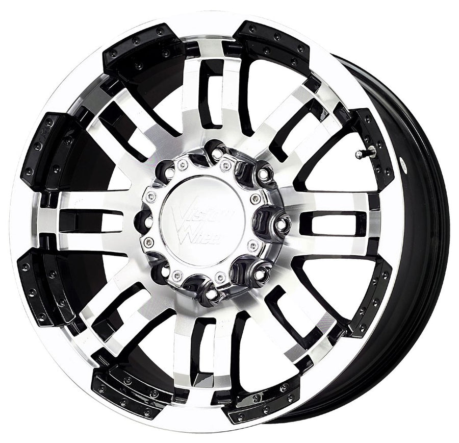 Warrior Vision 375 Gloss Black Wheel with Machined Face (18x8"/5x150mm)