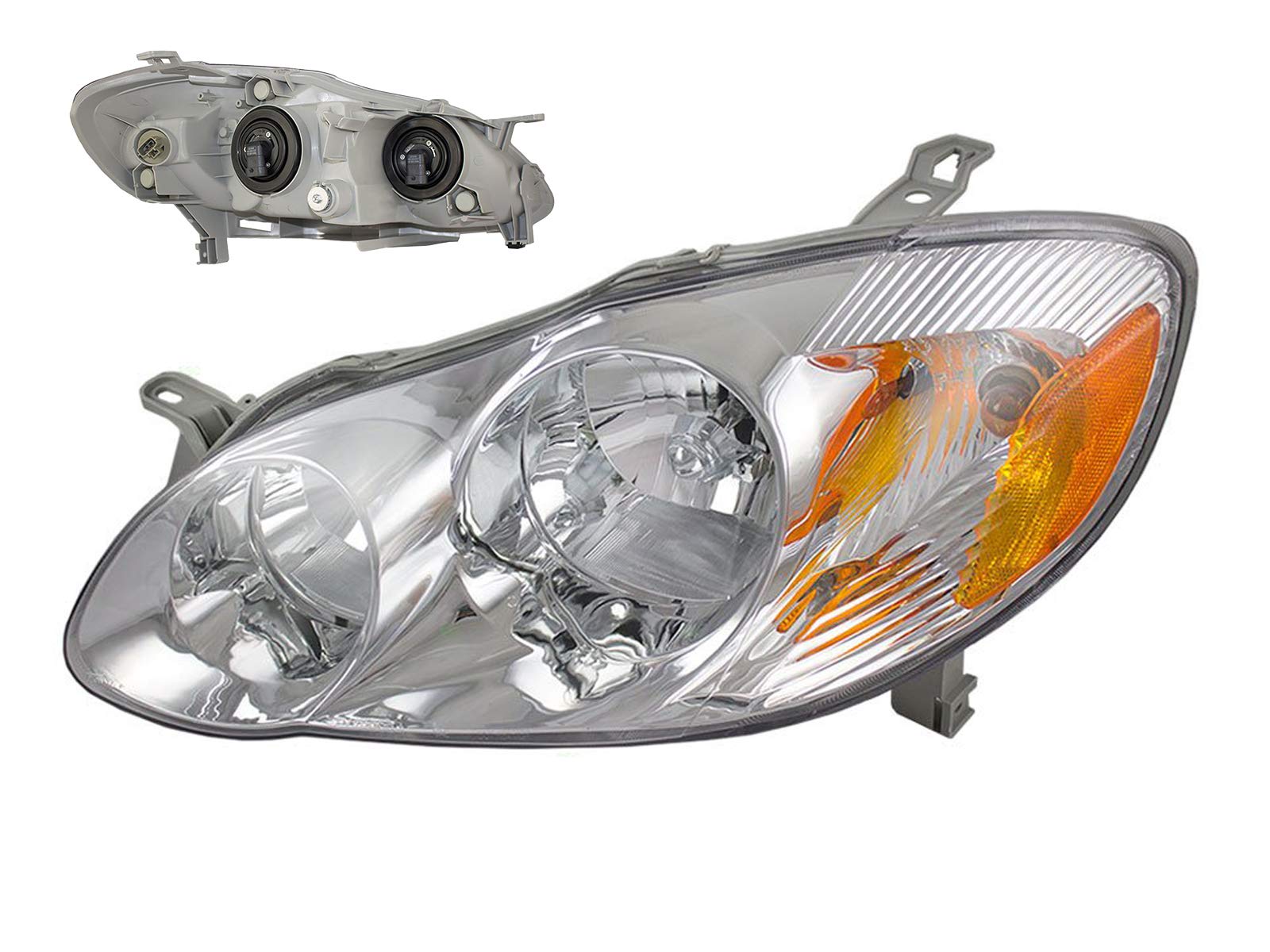 Replacement Driver Side DEPO 312-1160L-AS1 Headlight Assembly