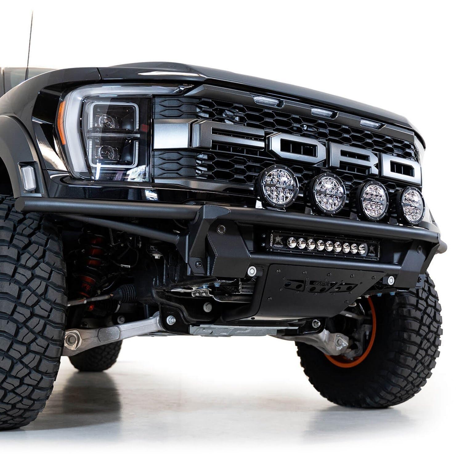 21-22 Ford Raptor Addictive Desert Designs PRO Bolt-On Add-On Light Hoop (Req F218102070103) (L2157021701NA)