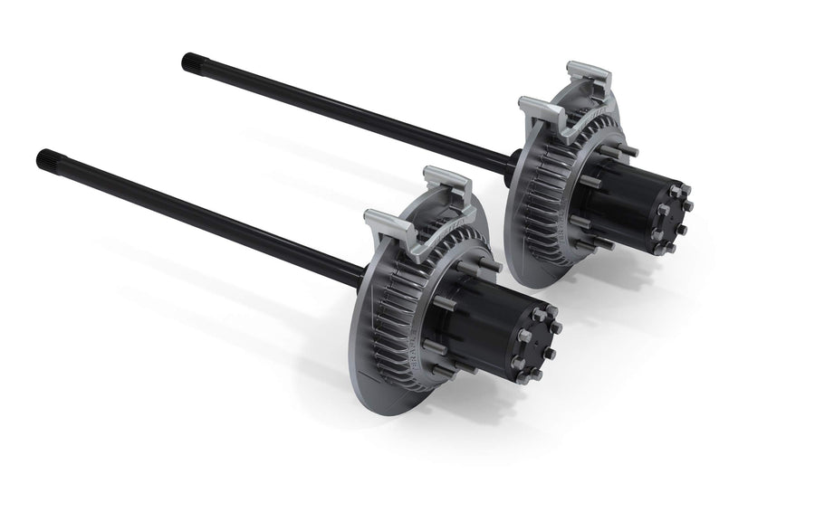 TeraFlex 8-Lug JK Rubicon Full-Float Conversion Kit w/Performance Slotted Rotors - Rubicon 32-Spline