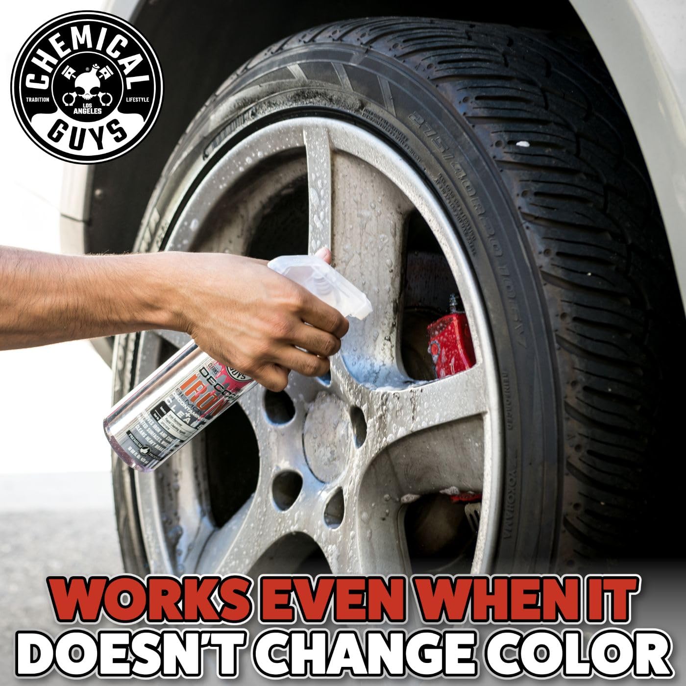 Decon Pro Chemical Guys Iron Remover and Wheel Cleaner – Professional Strength Fallout Remover, Brakes, Calipers, Exterior, Wheel and Tire Cleaner – Dissolves Brake Dust & Dirt, 16 oz