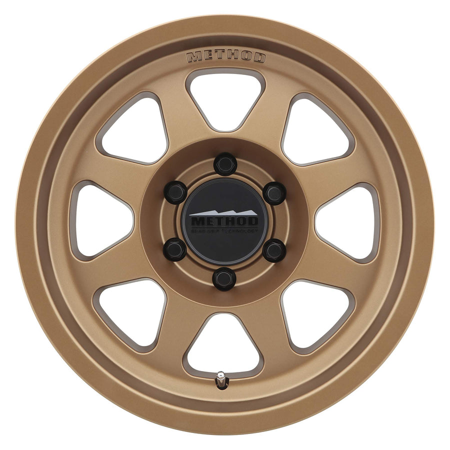 Method Race Wheels 701 17x8.5" Method Bronze 6x5.5", 0mm offset 4.75" Backspace, MR70178560900