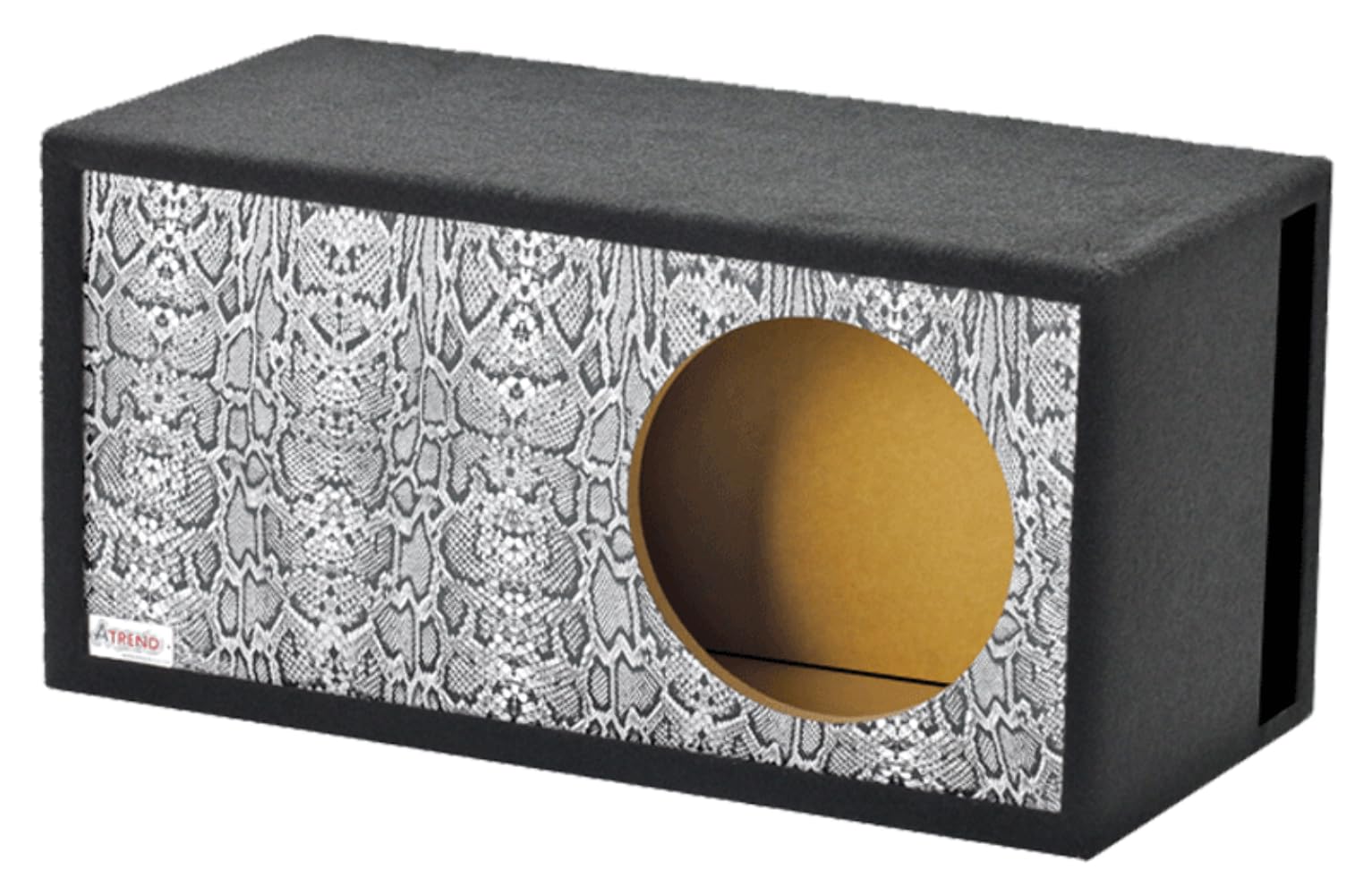 Atrend 15LSVBB-Reaper Black Skull Pattern GFX Series Single Vented SPL 15" Subwoofer Enclosure
