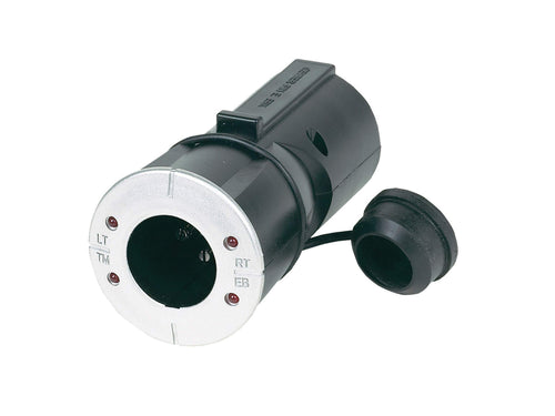 LED Test Hopkins 47535 7 RV to 6 Round Adapter (CP Electric Brake)