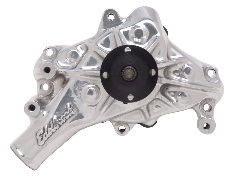 Victor Series Edelbrock 8821 Polished Long Style Mechanical Water Pump