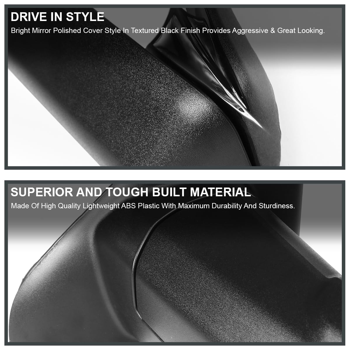 Spec-D Tuning Power Chrome Heated Towing Mirrors w/Amber Signal Compatible with 2002-2008 Dodge Ram Left + Right Pair