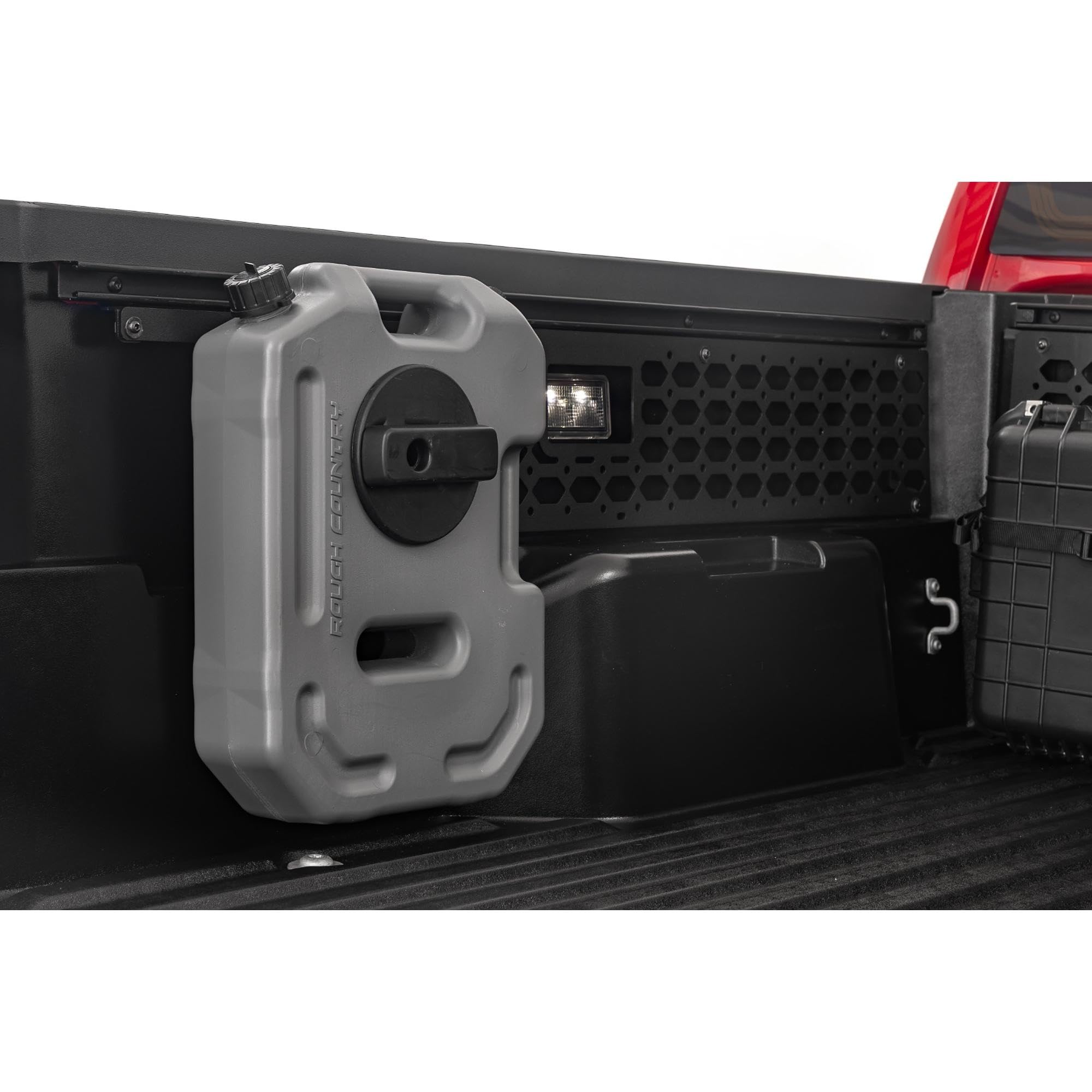 Rough Country Molle Panel Kit for Toyota Tacoma (2024-2025) Cab Side - Fits 5' (60") Bed, Heavy Duty Powder-Coated Steel, Easy Install