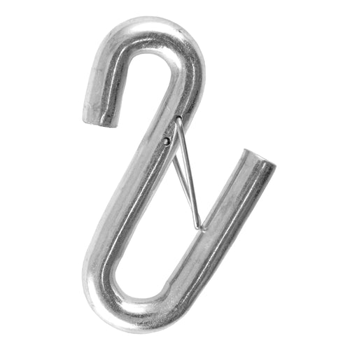 CURT 17/32-Inch Certified Trailer Safety Chain S-Hook with Latch, 7,600 lbs