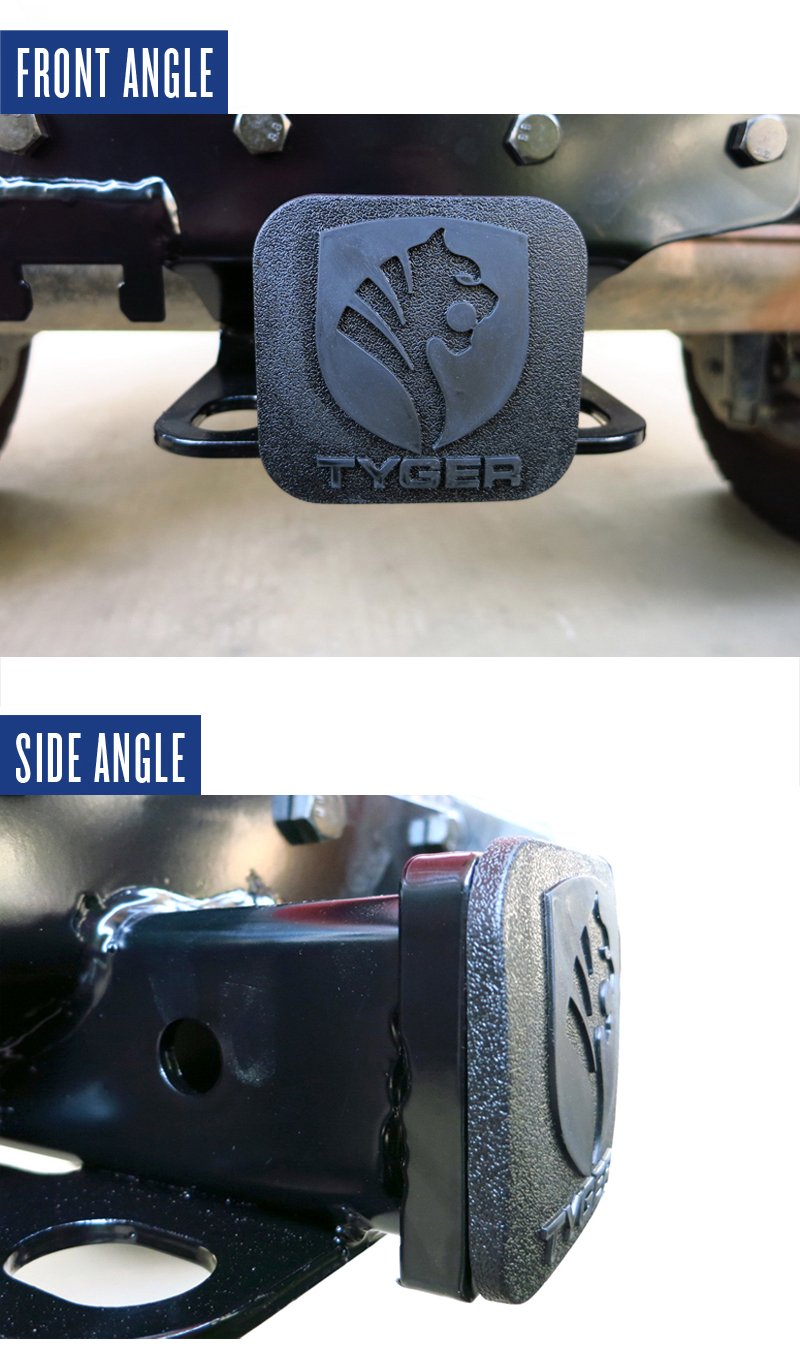 Tyger Hitch Cover New Universal Fit on 2inch Towing Trailer Hitch Receiver Tube