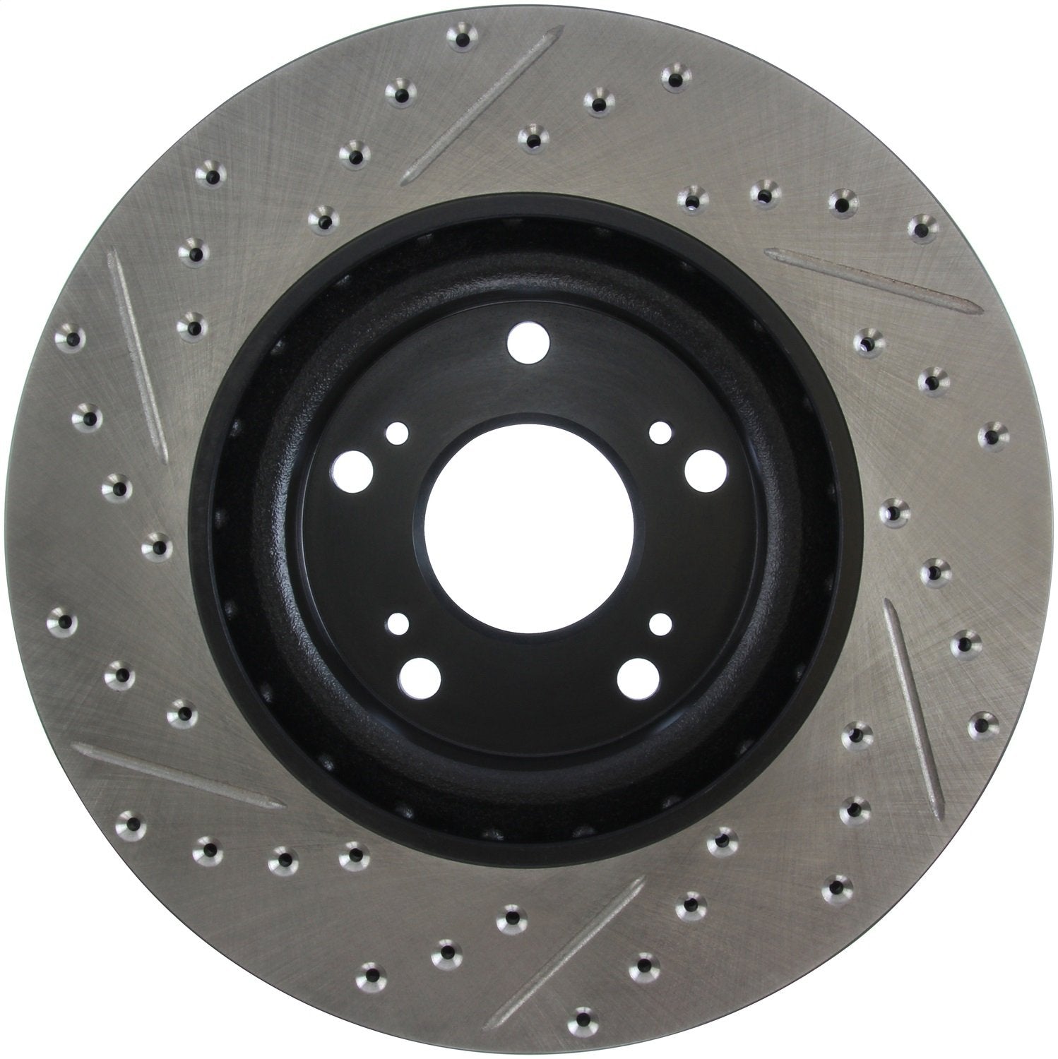 Sport Drilled/Slotted Brake Rotor StopTech 127.40057L (Front Left), 1 Pack