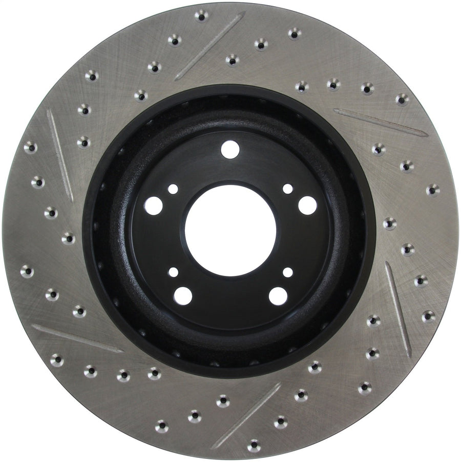 Sport Drilled/Slotted Brake Rotor StopTech 127.40057L (Front Left), 1 Pack