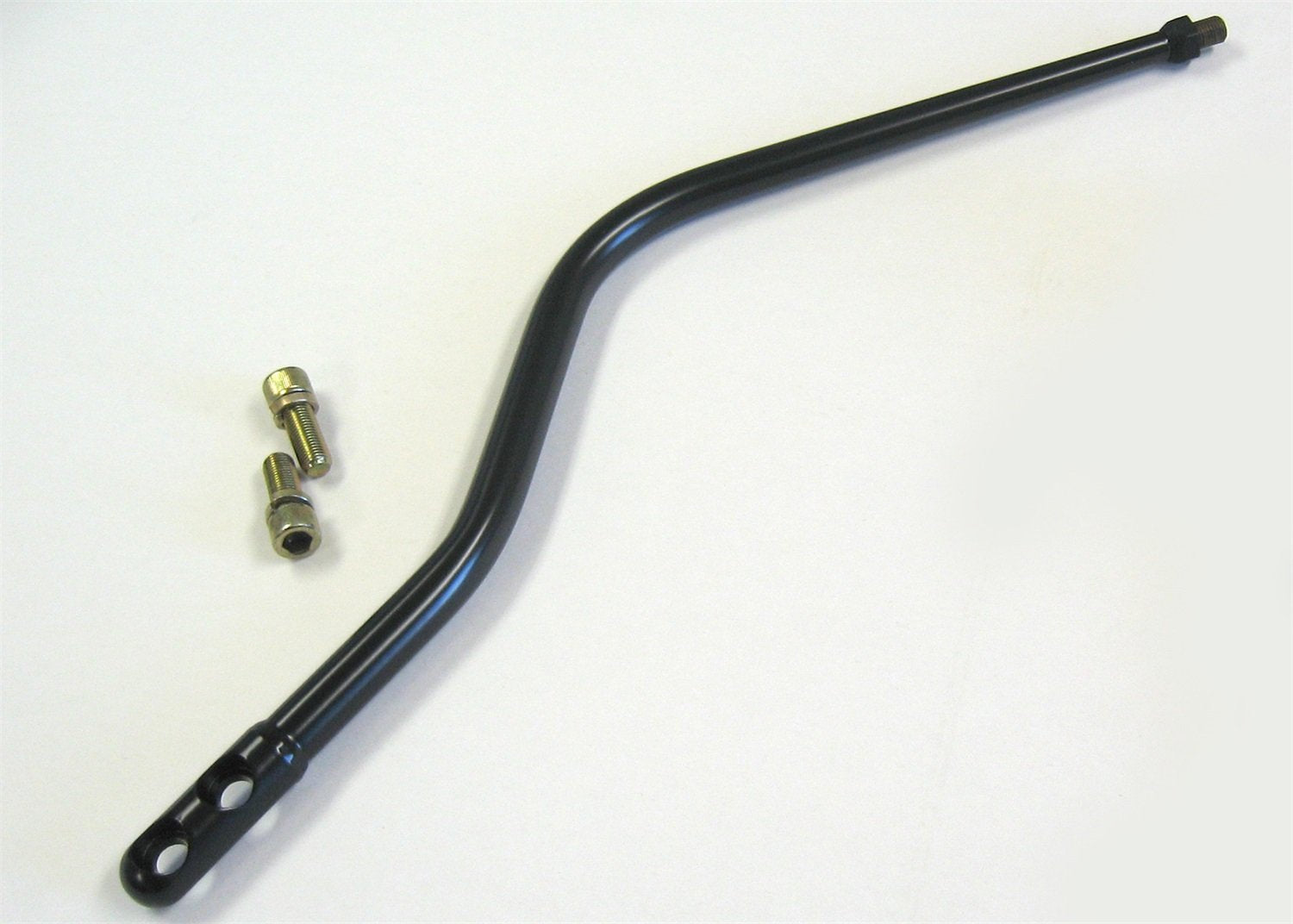 Lokar Manual Transmission Shifter Lever XMSL604B2; Tremec/Borg Warner TKO5/TKO56 And Magnum; 16 in. Double Bend; Black