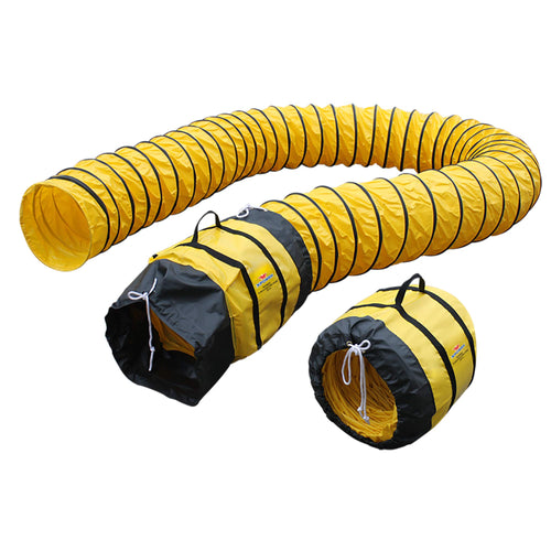 16DH25 XPOWER Extra Flexible 16" Diameter 25 Ft Ventilation PVC Ducting Hose