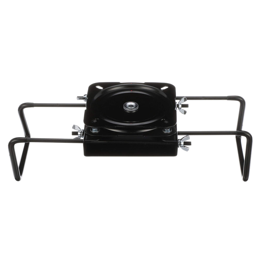 attwood Seat Mount 15700-3, Clamp-On with Swivel, Adjusts from 7 ½ inches to 18 inches, Black, Powder-Coated Aluminum