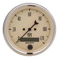 Electric Auto Meter 1880 Antique Beige Programmable Speedometer