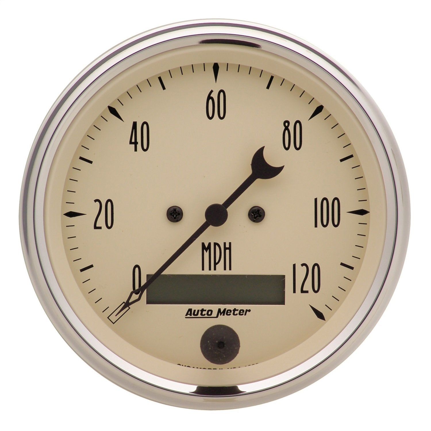 Electric Auto Meter 1880 Antique Beige Programmable Speedometer